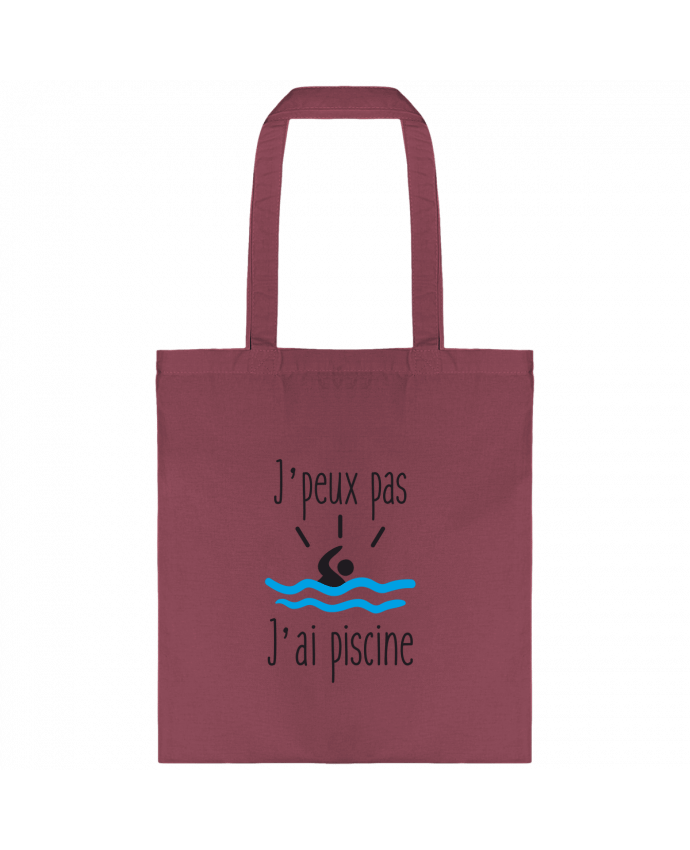 Tote-bag J'peux pas j'ai piscine par Benichan