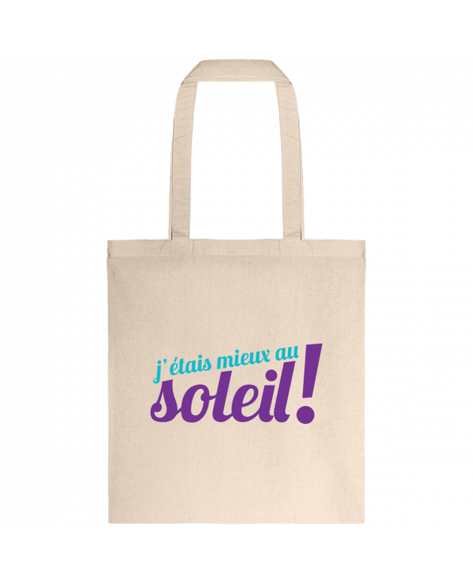 Tote-bag J'étais mieux au soleil par tunetoo