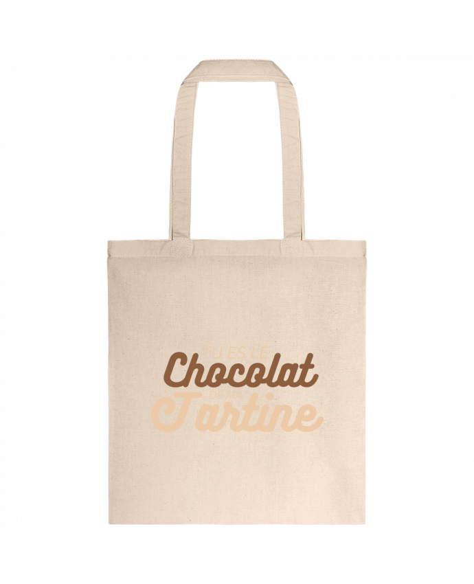 Tote-bag Tu es le chocolat de ma tartine par tunetoo