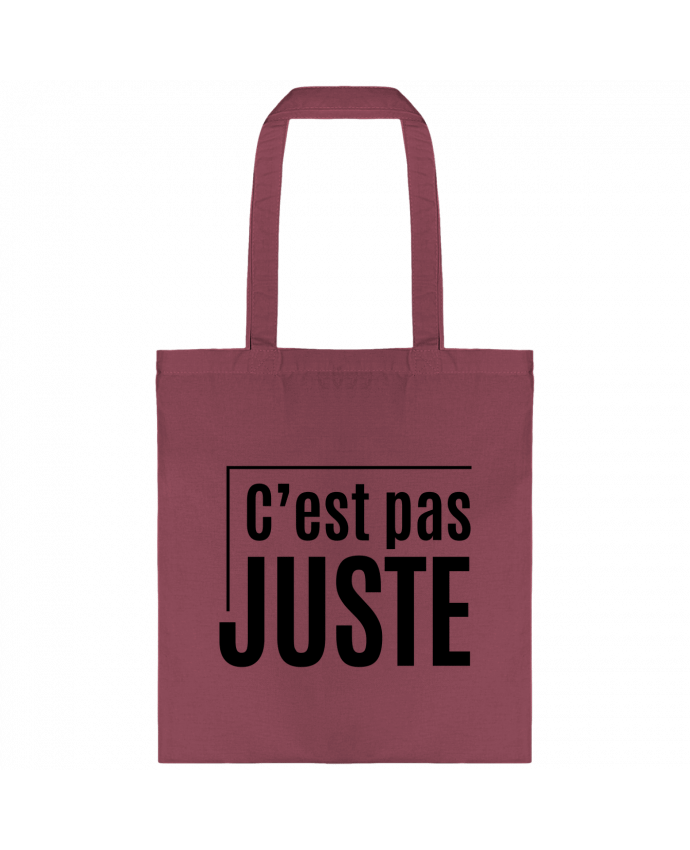 Tote-bag C'est pas juste par tunetoo