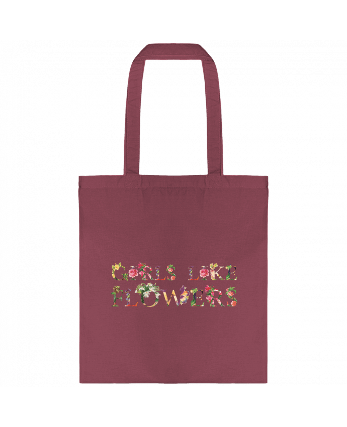 Bolsa de Tela de Algodón Girls like flowers por tunetoo