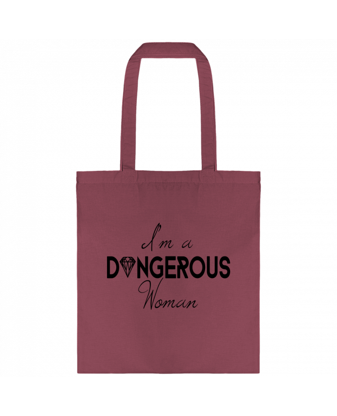 Tote-bag I'm a dangerous woman par CycieAndThings