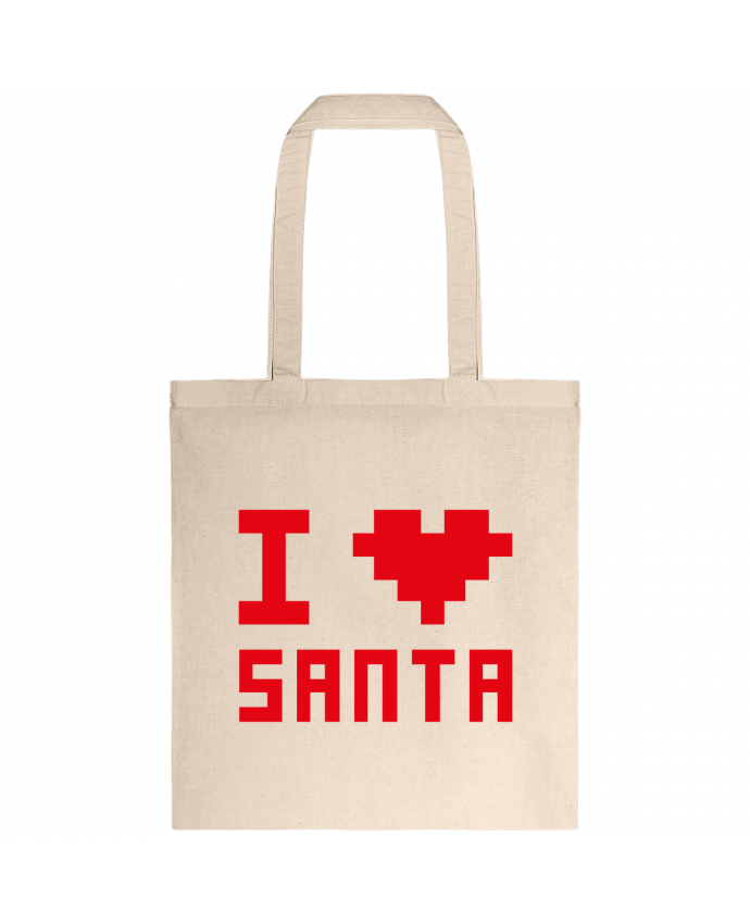 Tote-bag I LOVE SANTA par tunetoo