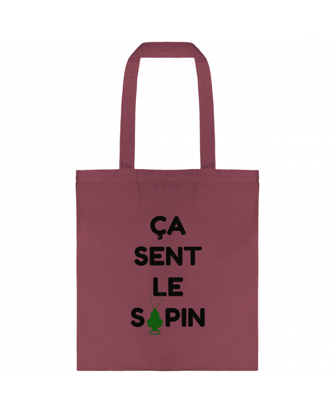 Tote-bag ÇA SENT LE SAPIN par tunetoo