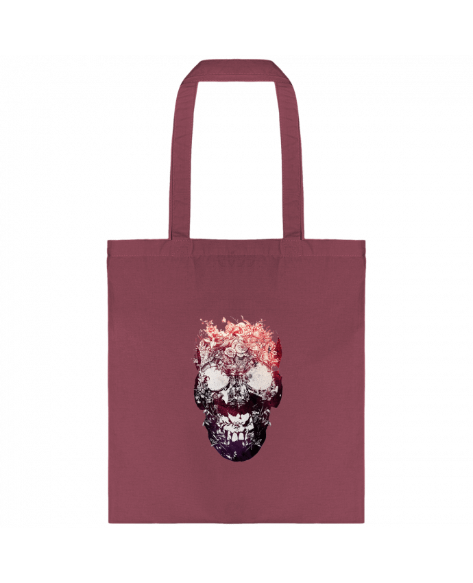 Tote-bag Floral skull par ali_gulec