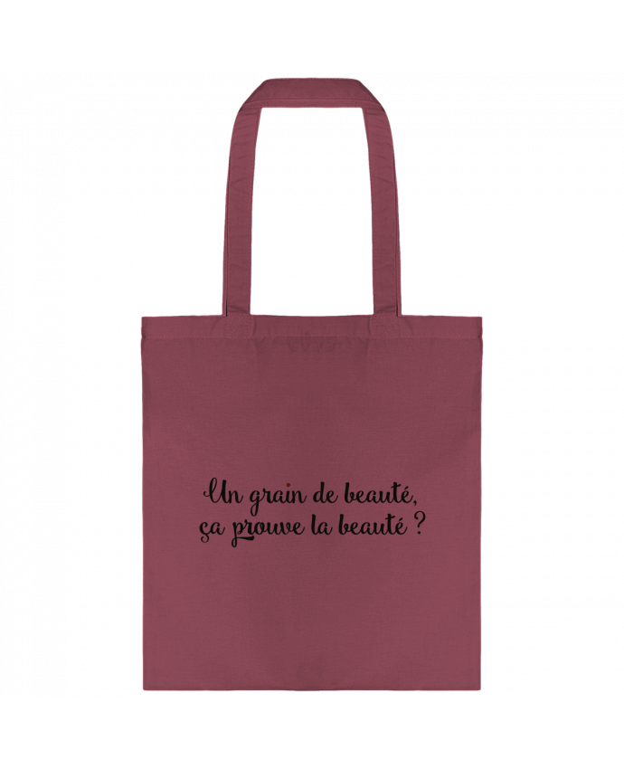 Tote-bag Un grain de beauté, ça prouve la beauté ? par tunetoo