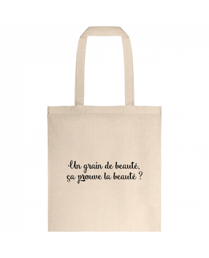 Tote-bag Un grain de beauté, ça prouve la beauté ? par tunetoo