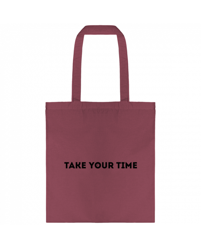 Bolsa de Tela de Algodón Take your time por tunetoo