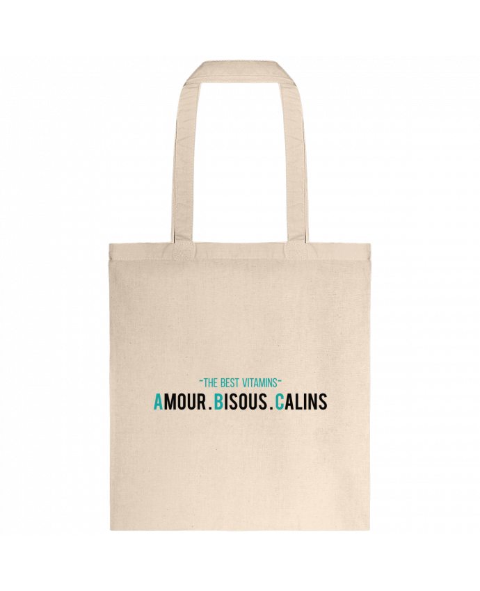 Tote-bag - THE BEST VITAMINS - Amour Bisous Calins par tunetoo