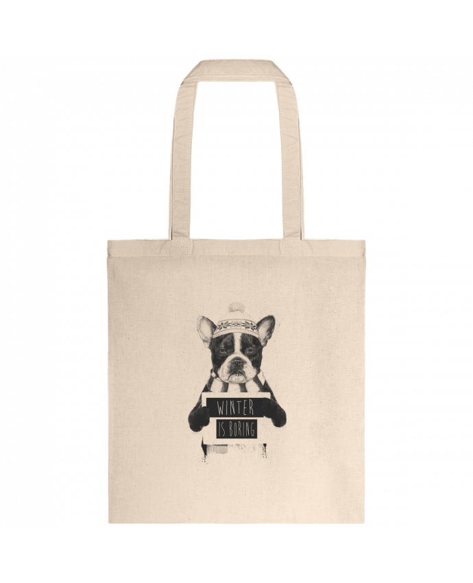 Tote-bag Winter is boring par Balàzs Solti