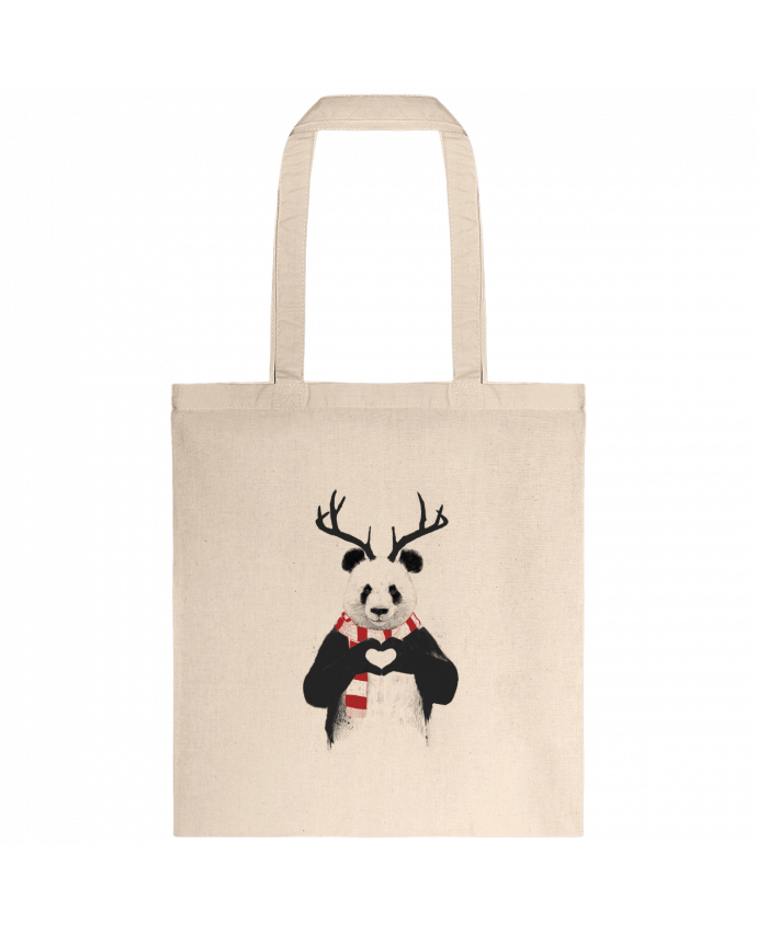 Tote-bag X-mas Panda par Balàzs Solti