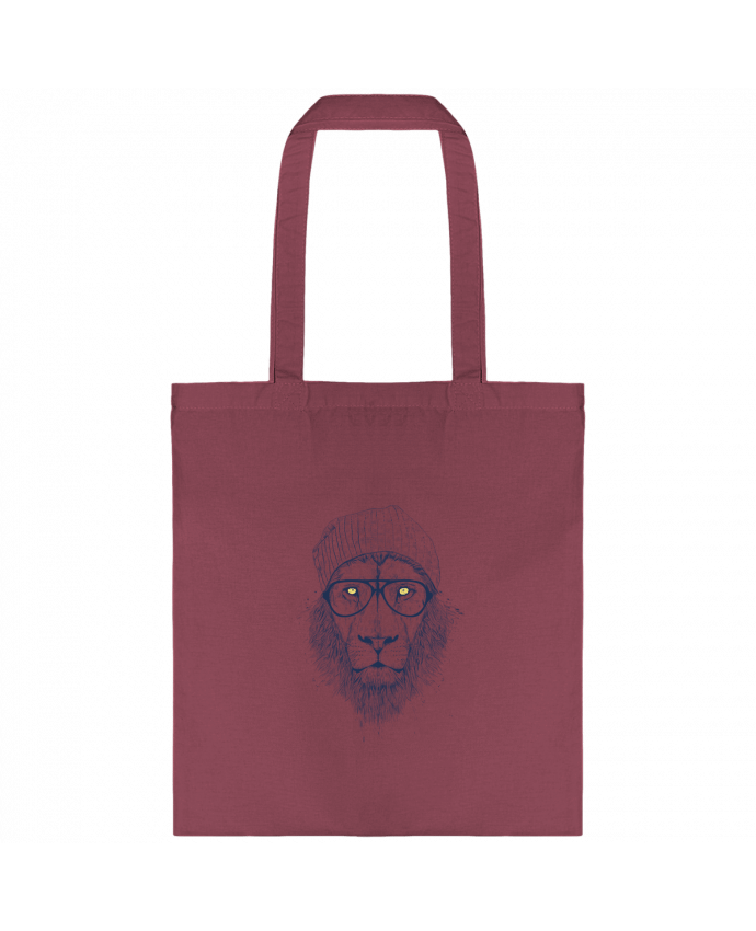 Bolsa de Tela de Algodón Cool Lion por Balàzs Solti
