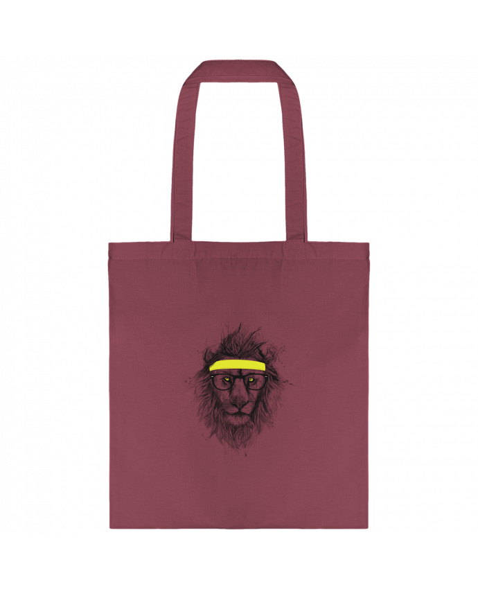 Tote-bag Hipster Lion par Balàzs Solti