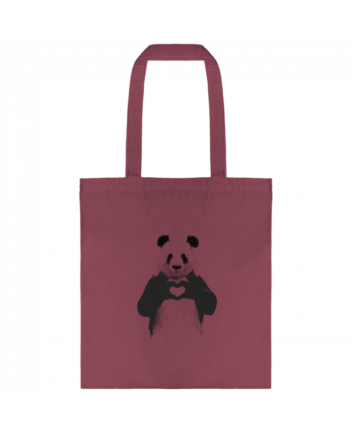 Tote-bag All you need is love par Balàzs Solti