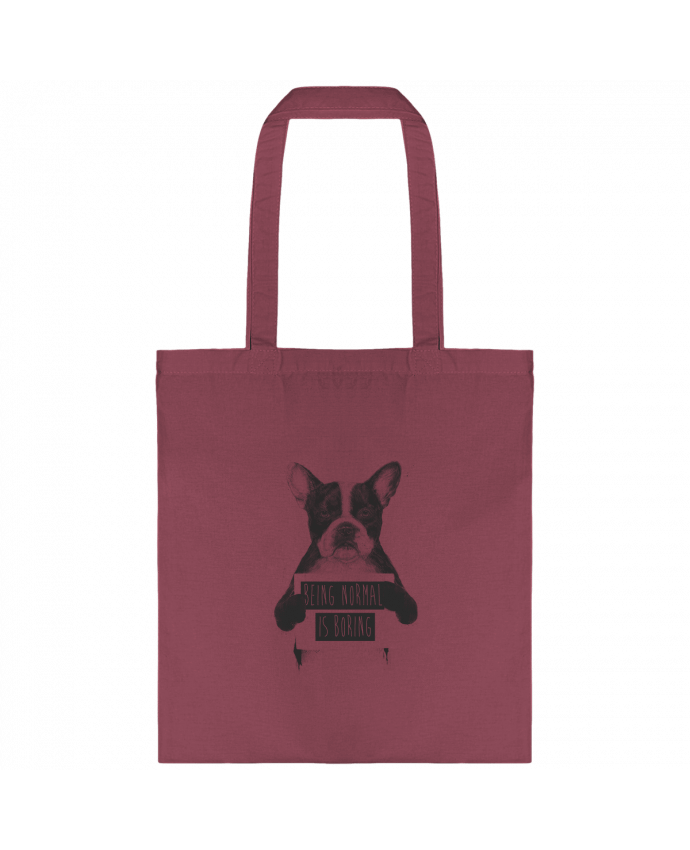Tote-bag Being normal is boring par Balàzs Solti