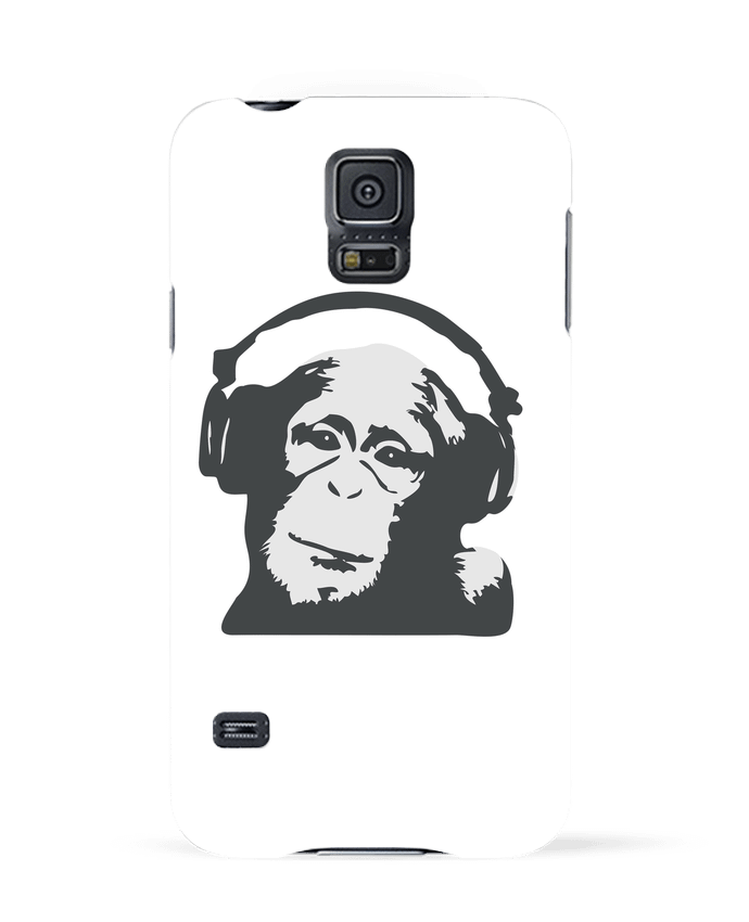 Case 3D Samsung Galaxy S5 DJ monkey by justsayin