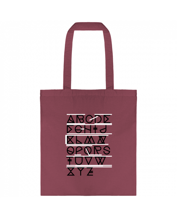 Tote-bag Geometrical ABC White par na.hili