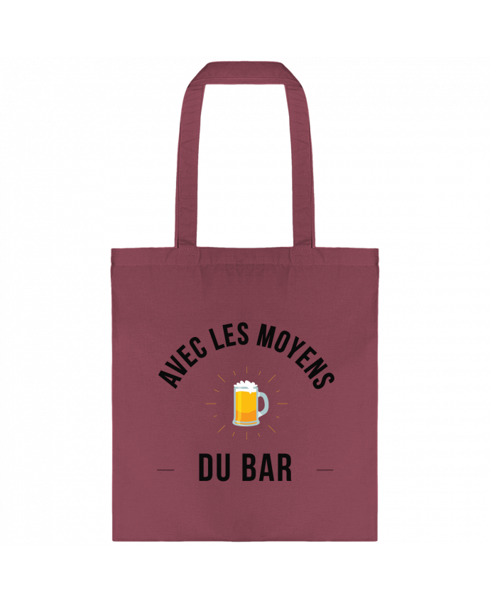 Tote-bag Avec les moyens du bar par Ruuud
