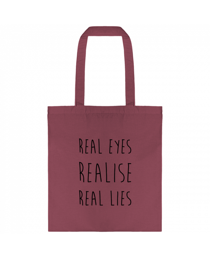 Tote-bag Real eyes realise real lies par tunetoo