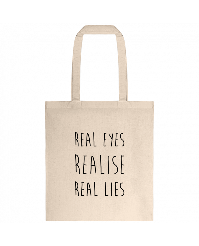 Tote-bag Real eyes realise real lies par tunetoo