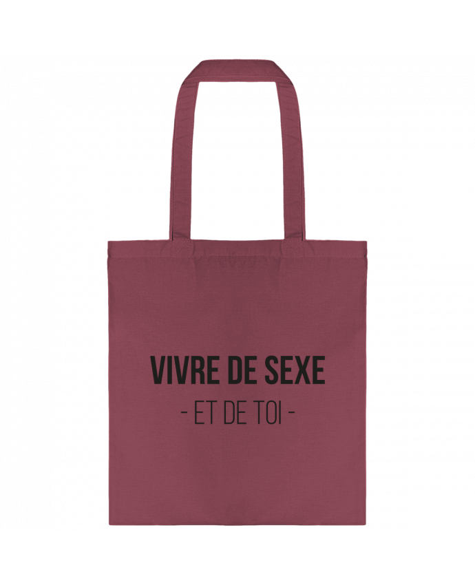 Tote-bag Vivre de sexe et de toi par tunetoo