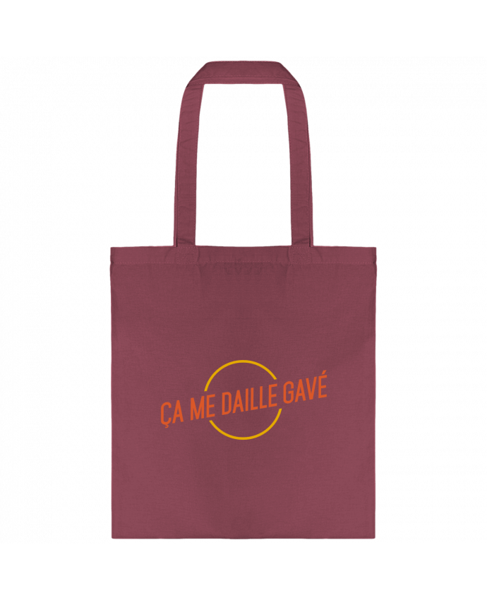 Tote-bag ça me daille gavé cercle par tunetoo