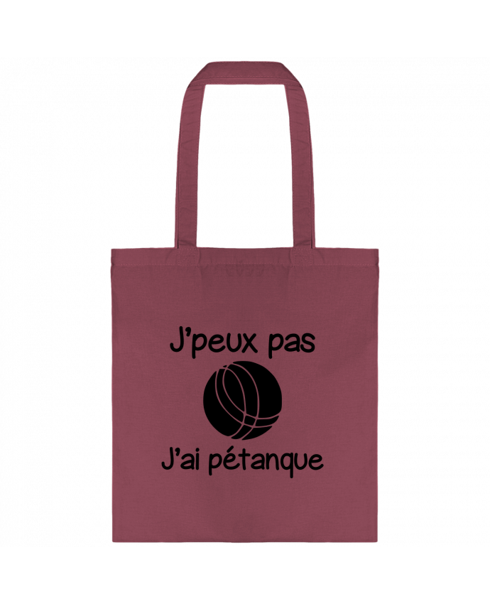 Tote-bag J'peux pas j'ai pétanque par Benichan