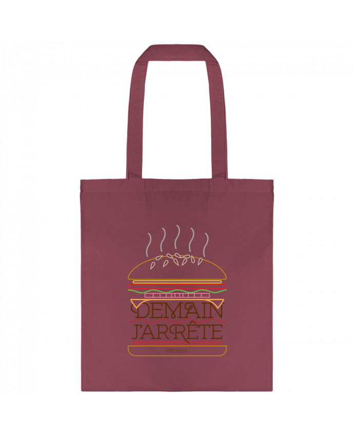 Tote-bag Promis, j'arrête les burgers par Promis