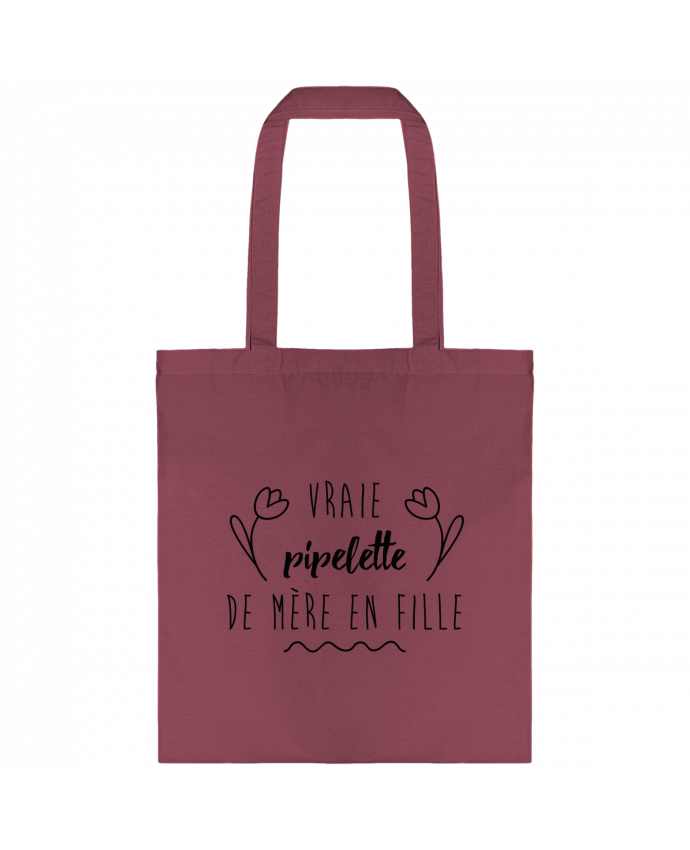 Tote-bag Vraie pipelette de mère en fille par tunetoo