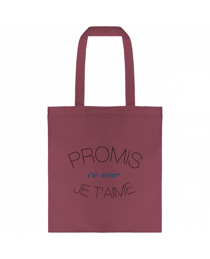 Tote-bag Ce soir, Je t'aime par Promis