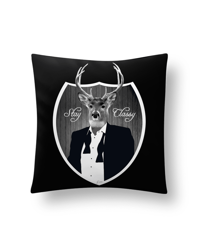 Cushion synthetic soft 45 x 45 cm Cerf Stay classy by justsayin