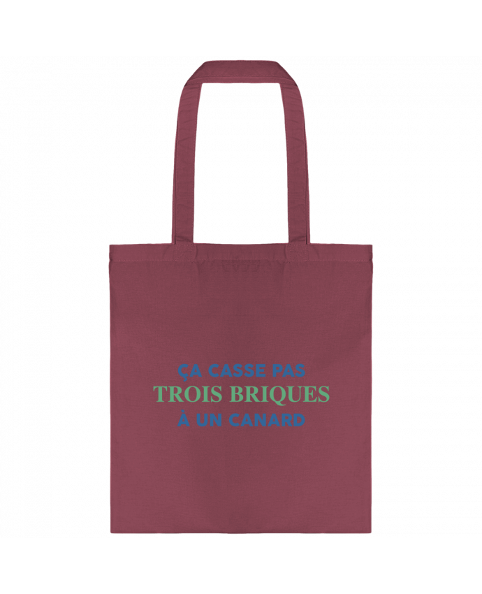 Tote-bag Ça casse pas trois briques par tunetoo