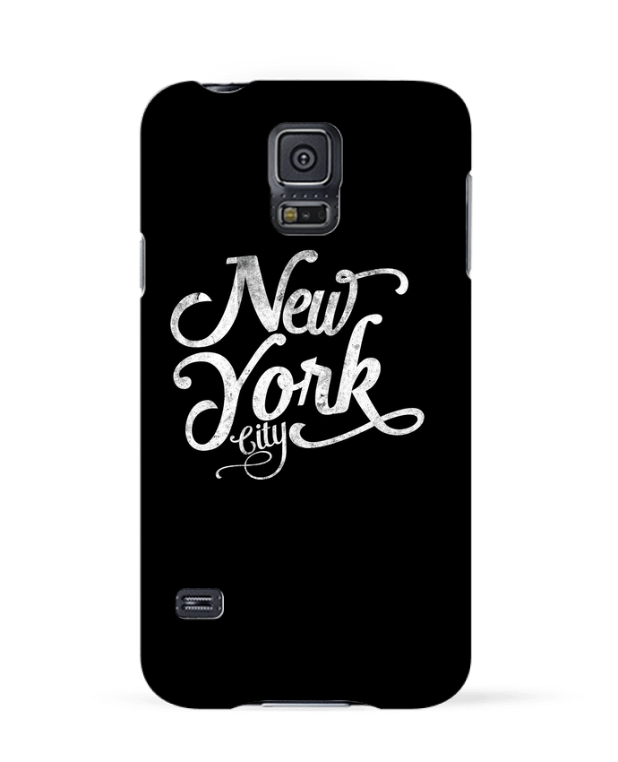 Carcasa Samsung Galaxy S5 New York City typographie por justsayin