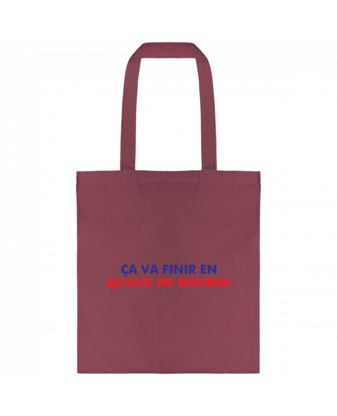 Tote-bag Ça va finir en queue de boudin par tunetoo