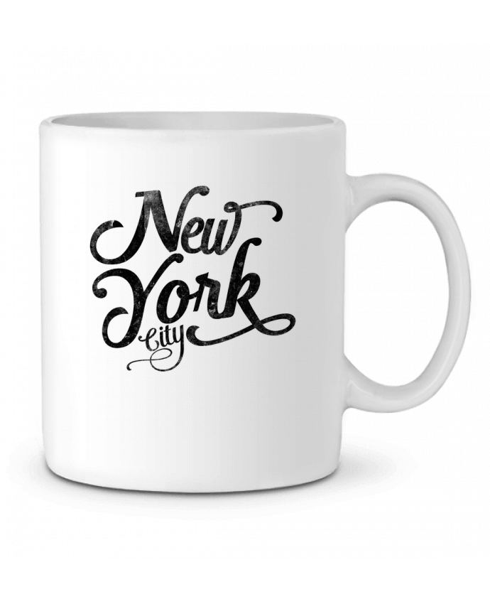 Taza Cerámica New York City typographie por justsayin