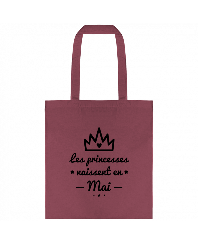 Tote-bag Les princesses naissent en mai, princesse, cadeau d'anniversaire par Benichan