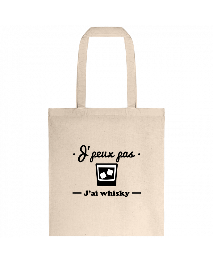 Tote-bag J'peux pas j'ai whisky, humour,alcool,citations,drôle par Benichan