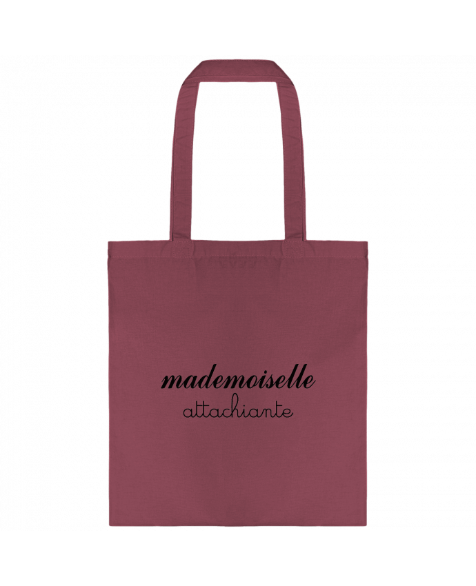 Tote-bag Mademoiselle Attachiante par Freeyourshirt.com