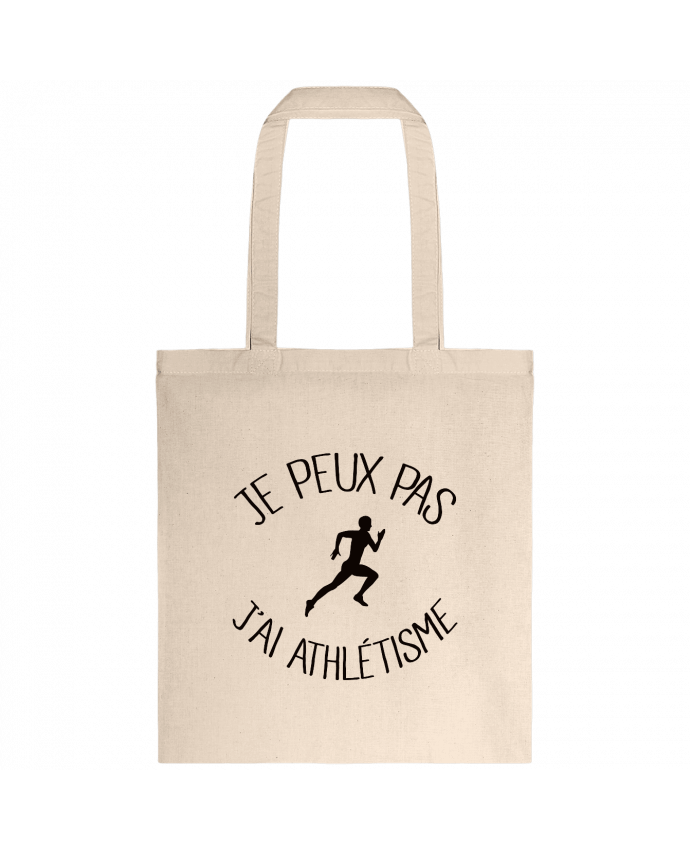 Tote-bag Je peux pas j'ai Athlétisme par Freeyourshirt.com