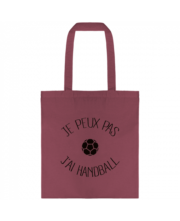 Tote-bag Je peux pas j'ai Handball par Freeyourshirt.com