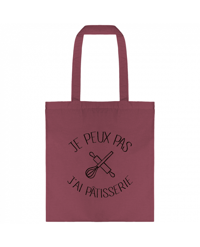 Bolsa de Tela de Algodón Je peux pas j'ai pâtisserie por Freeyourshirt.com