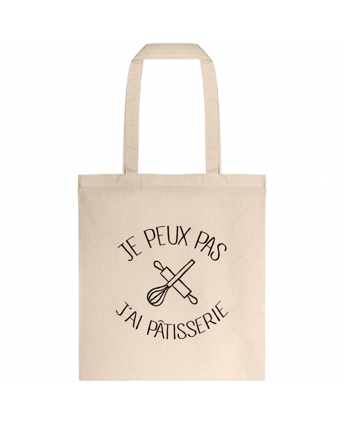 Tote-bag Je peux pas j'ai pâtisserie par Freeyourshirt.com