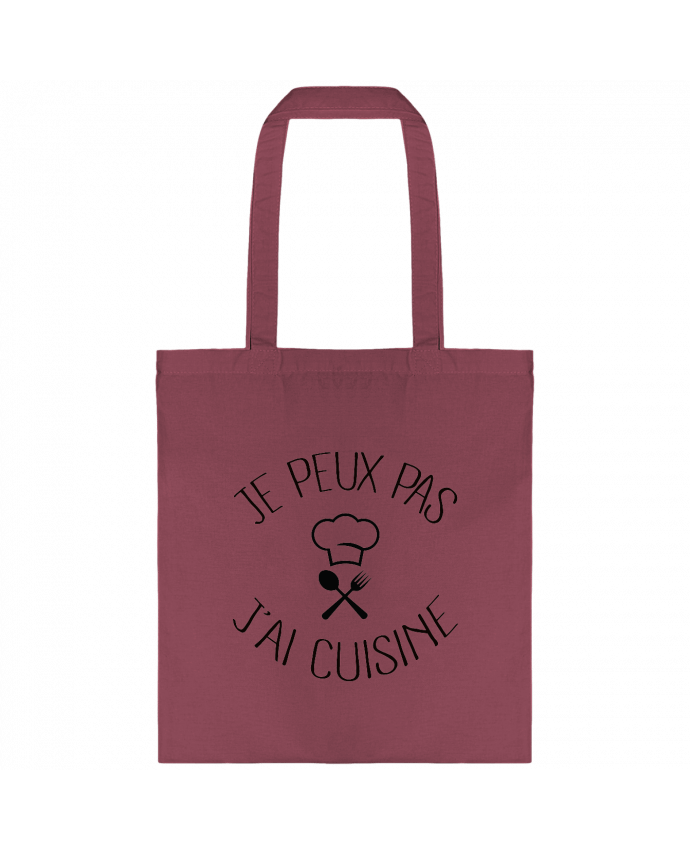 Tote-bag je peux pas j'ai cuisine par Freeyourshirt.com