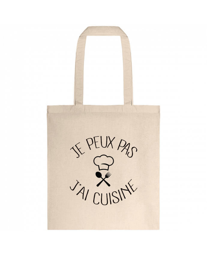 Tote-bag je peux pas j'ai cuisine par Freeyourshirt.com