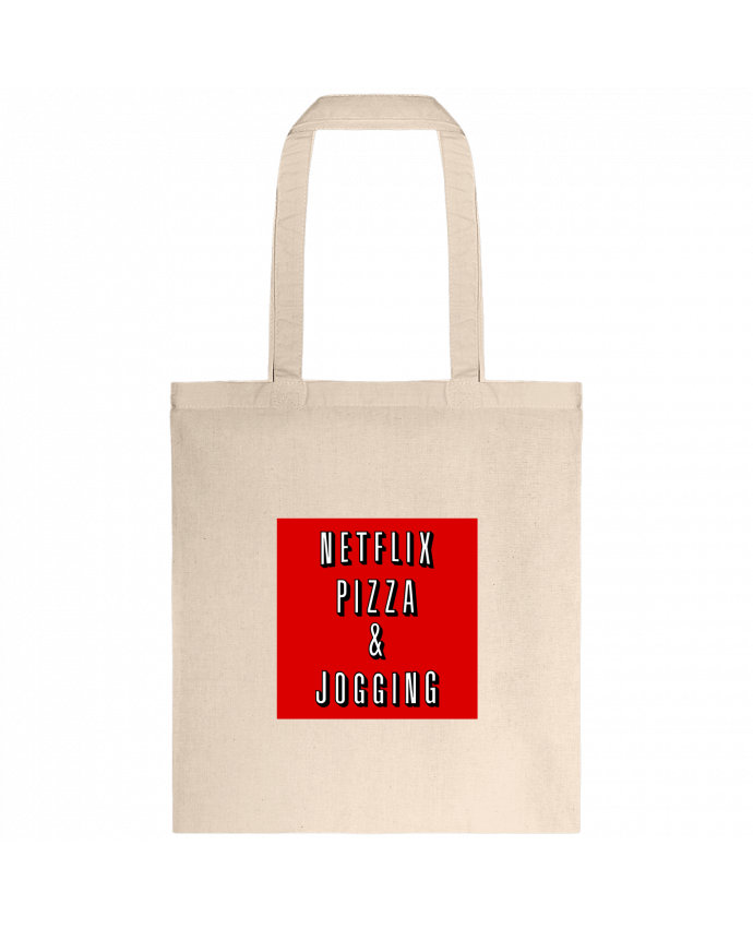 Tote-bag Netflix Pizza & Jogging par WBang