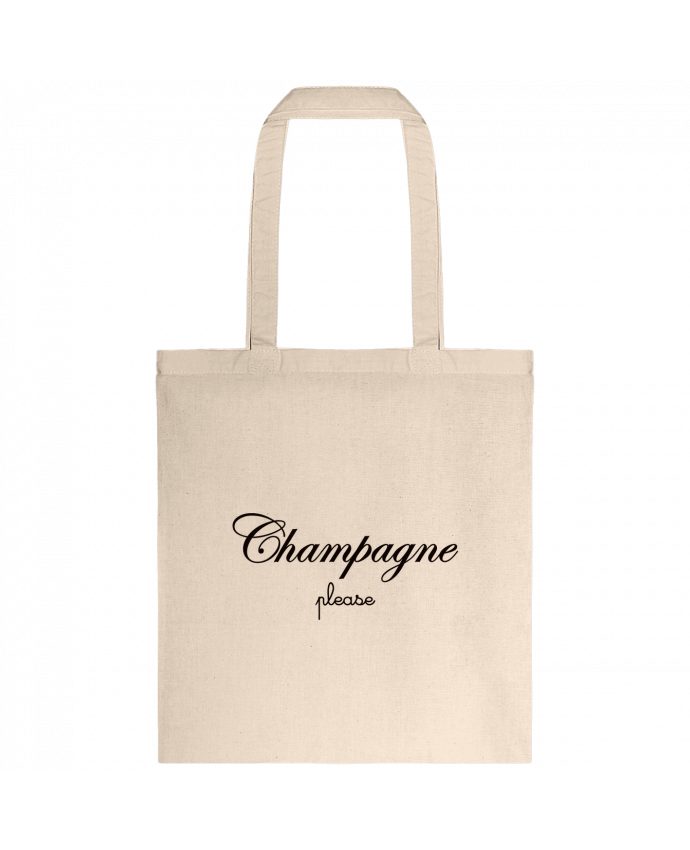 Tote-bag Champagne Please par Freeyourshirt.com