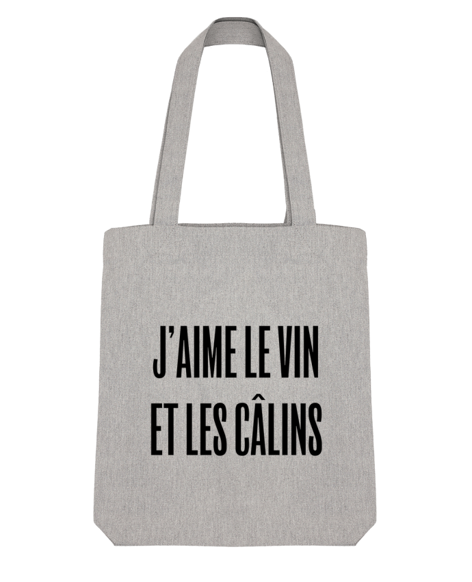 Tote Bag Stanley Stella J'aime le vin et les câlins par tunetoo 