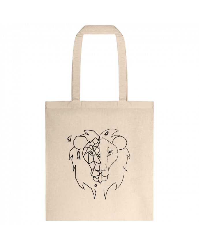 Tote-bag Tete de lion stylisée par Tasca