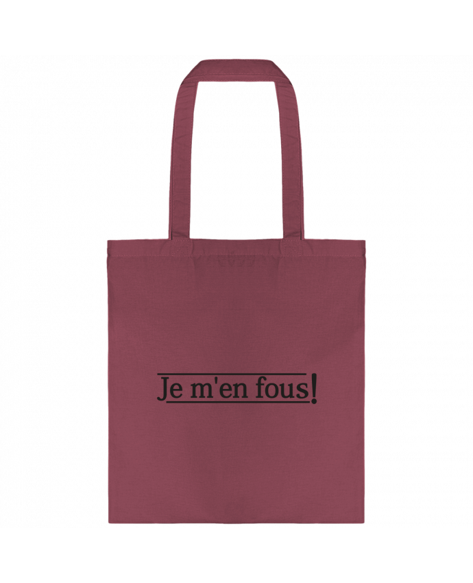 Bolsa de Tela de Algodón Je m'en fous ! por tunetoo