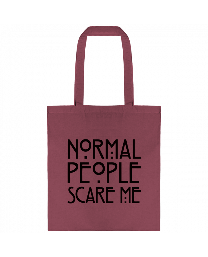 Tote-bag Normal People Scare Me par Freeyourshirt.com